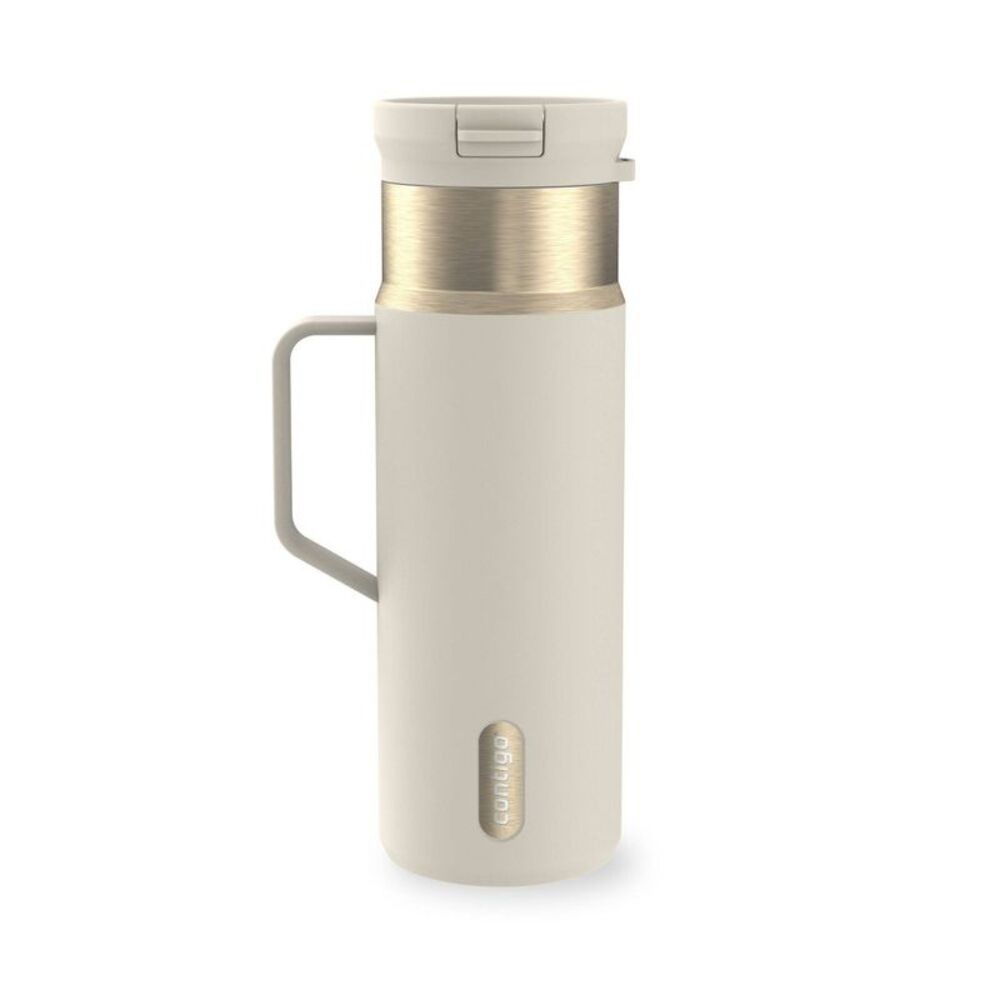 Contigo 20oz Handled Snapseal Oatmilk Champagne